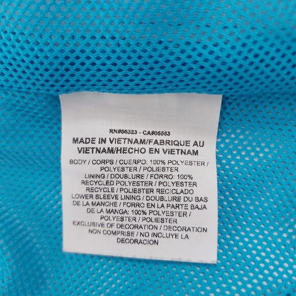 Nike Golf Hooded Jacket Womens Small Blue Mesh Lined Athleisure Performance - Picture 11 of 11